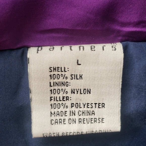 JACKET. SPORTS. VINTAGE. SILK. - Picture 7 of 7